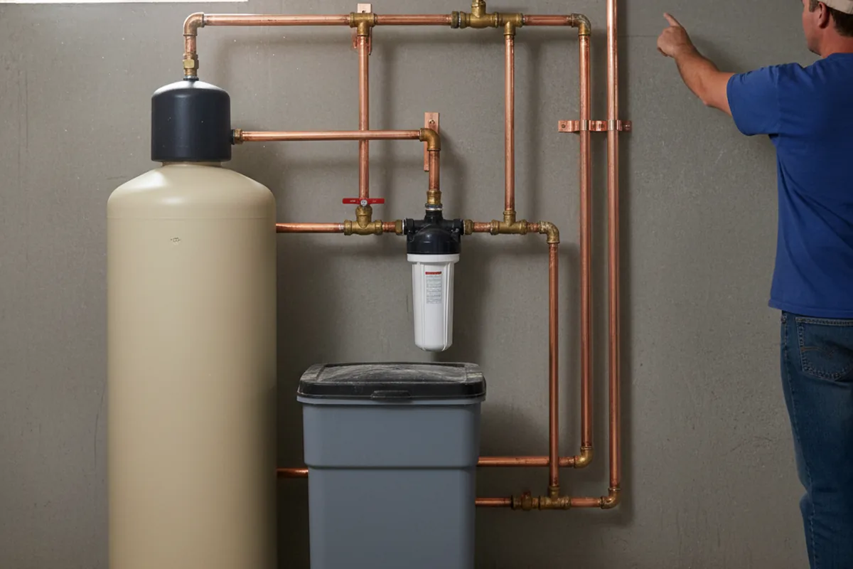 Whole-house water treatment system installed in Conetoe